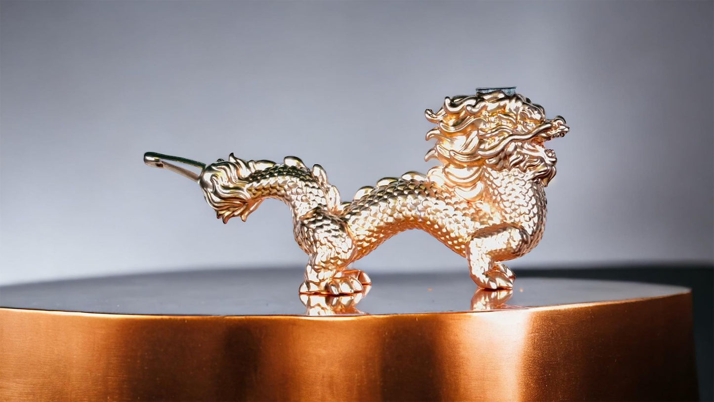 222mm Chinese Dragon - Smoking Pipe Variable Finishes