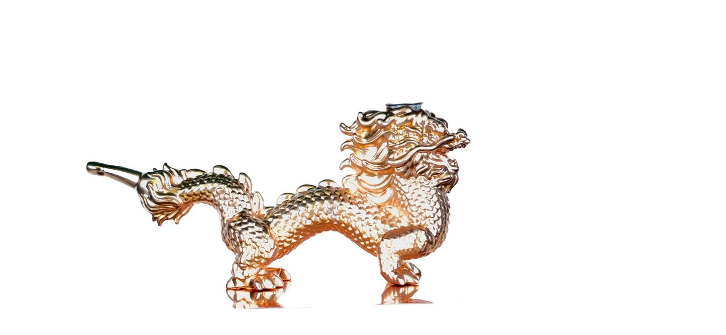 222mm Chinese Dragon - Smoking Pipe Variable Finishes