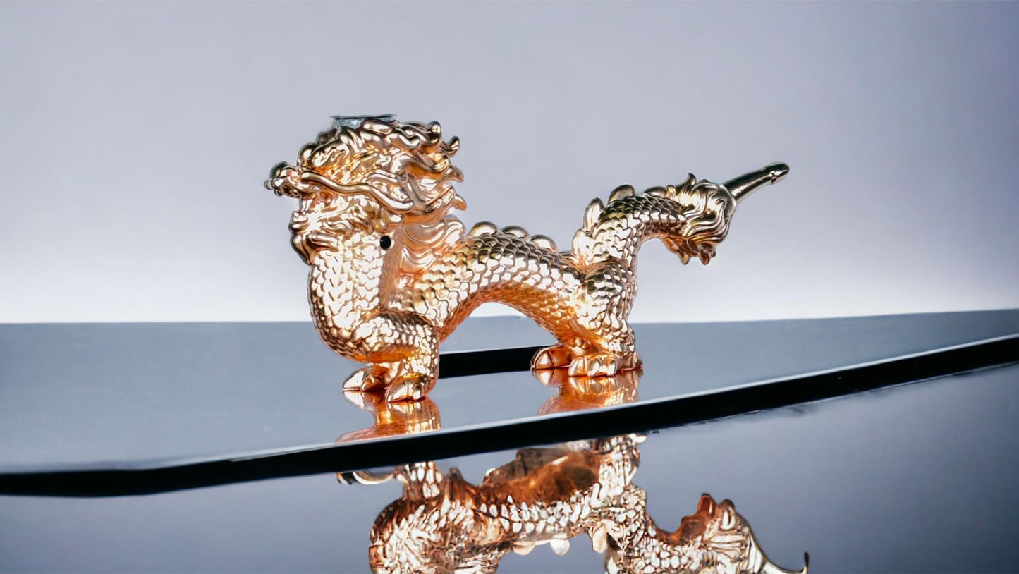 222mm Chinese Dragon - Smoking Pipe Variable Finishes