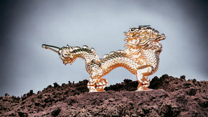 222mm Chinese Dragon - Smoking Pipe Variable Finishes