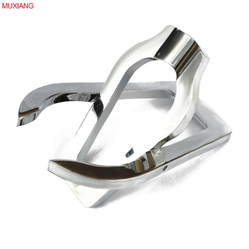 MUX -  Royal Crown High Quality Stainless Silver Steel Folding Smoking Pipe Rack