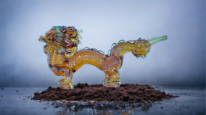 222mm Chinese Dragon - Smoking Pipe Variable Finishes