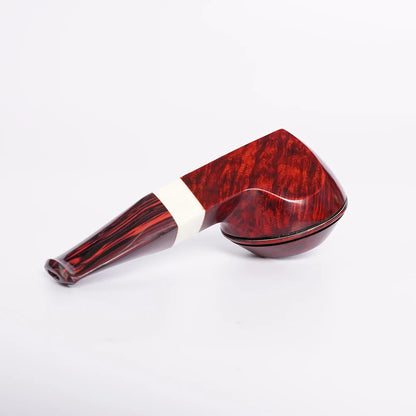 MUX -  Handmade Cumberland Bull Dog Briar Wood Tobacco Pipe