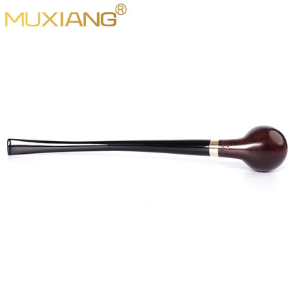 MUX -  Handmade Briar Wood Long Stem Tobacco Church Pipe