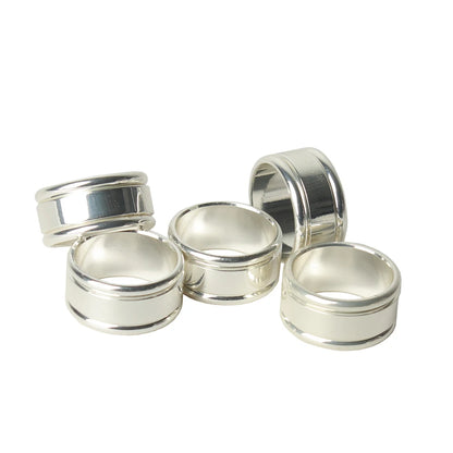 Stunning Silver Metal Rings. Perfect for Adorning Your Tobacco Pipes - 10 Styles & Sizes