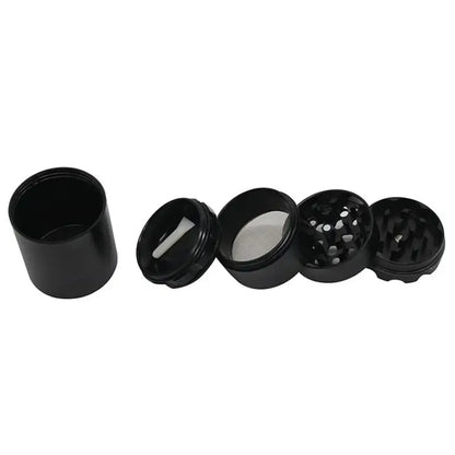 2 In 1 - 50mm Aluminum Alloy Tobacco Grinder with Storage Jar