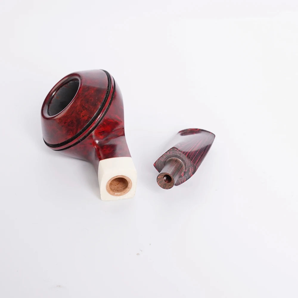 MUX -  Handmade Cumberland Bull Dog Briar Wood Tobacco Pipe