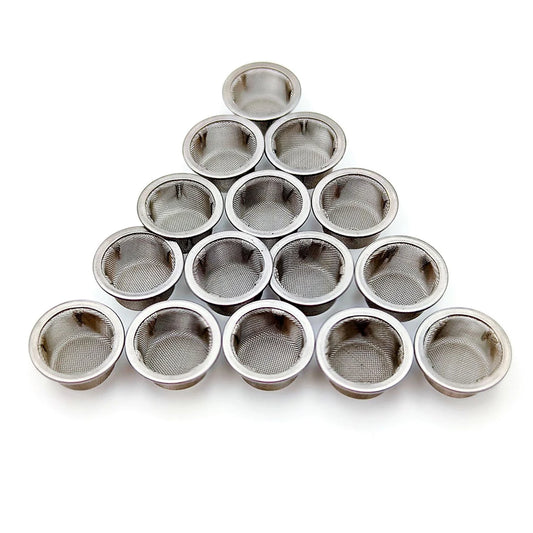 Stainless Steel 16mm Diameter Mesh Screen Tobacco Pipe Filter