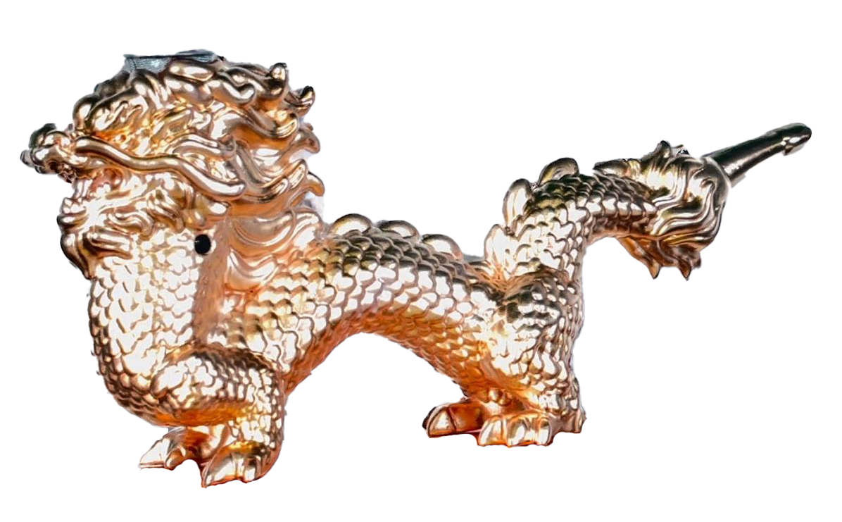 222mm Chinese Dragon - Smoking Pipe Variable Finishes